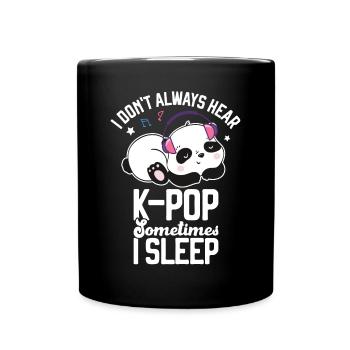 K-Pop Panda - Full Colour Mug - black - Front