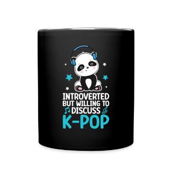 K-Pop Panda - Mug uni - noir - Devant