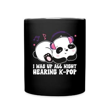 K-Pop Panda - Full Colour Mug - black - Front