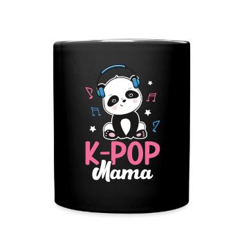 K-Pop Panda - Full Colour Mug - black - Front