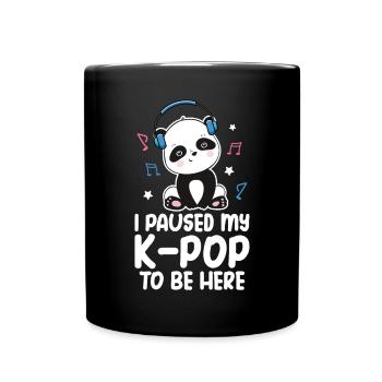 K-Pop Panda - Full Colour Mug - black - Front