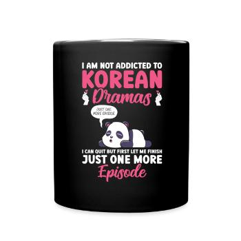 K-Drame - Mug uni - noir - Devant