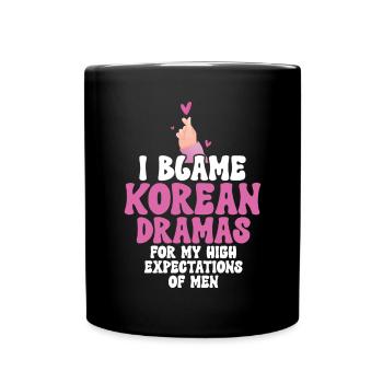 K-Drame - Mug uni - noir - Devant