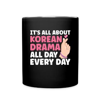 K-Drame - Mug uni - noir - Devant