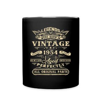 68e cadeau d'anniversaire pour les légendes nées en 1954 68 ans Ol - Mug uni - noir - Devant