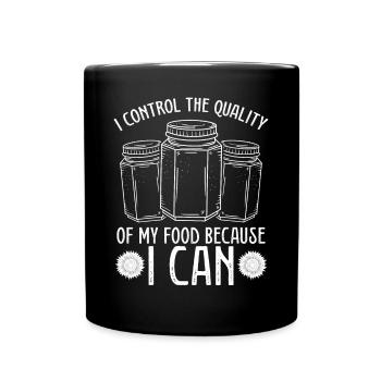 Canning Season Homesteader Food Perservation - Tasse einfarbig - Schwarz - Vorne