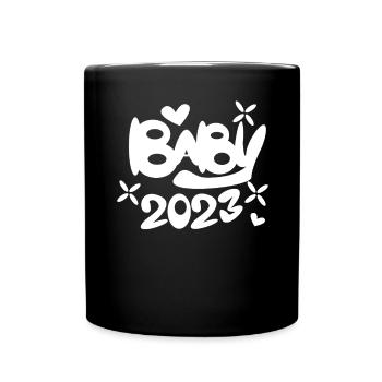 Bébé 2023 - Naissance Enceinte 2023 Grossesse - Mug uni - noir - Devant