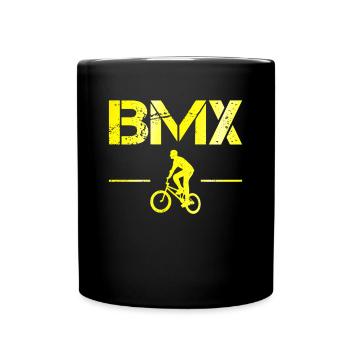 BMX - Full Colour Mug - black - Front