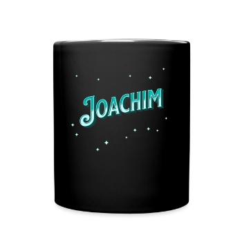 Joachim Namen personalisiert - Tasse einfarbig - Schwarz - Vorne