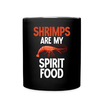 Shrimp Lover Gift - Full Colour Mug - black - Front