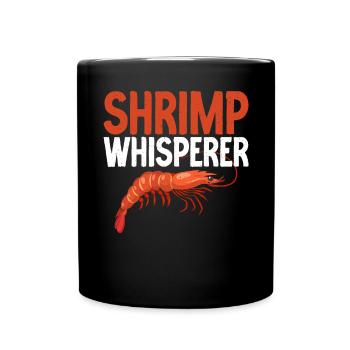 Shrimp Lover Gift - Full Colour Mug - black - Front