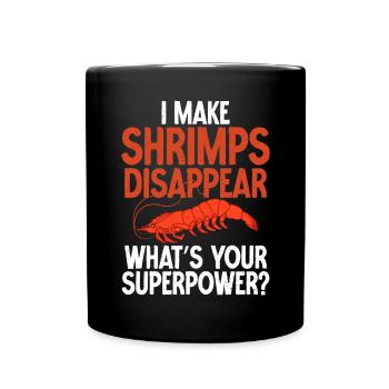 Shrimp Lover Gift - Full Colour Mug - black - Front