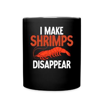 Shrimp Lover Gift - Full Colour Mug - black - Front