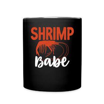 Shrimp Lover Gift - Full Colour Mug - black - Front