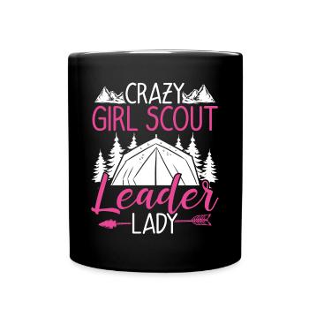 Scouting Girl Scout Leader Lady Scouting Team - Tasse einfarbig - Schwarz - Vorne