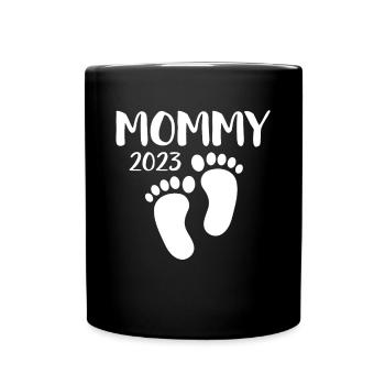 Maman 2023 Chemise Cadeau Mère Enceinte Maman - Mug uni - noir - Devant