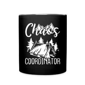 Chef scout Chaos Leader éclaireuse Scoutisme - Mug uni - noir - Devant