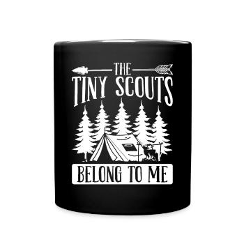 Girl Scout Leader Tiny Scouts belong to me Club - Full Colour Mug - black - Front