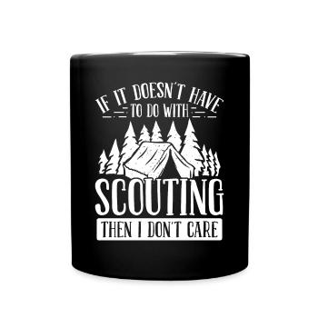 Le scoutisme de club en rapport avec le scoutisme chef scout - Mug uni - noir - Devant