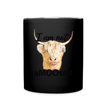 Highland cow - Full Colour Mug - black - Front
