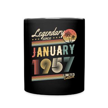Legendary Since January 1957 Limited Edition - Tasse einfarbig - Schwarz - Vorne