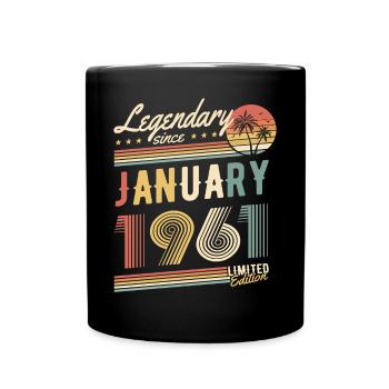 Legendary Since January 1961 Limited Edition - Tasse einfarbig - Schwarz - Vorne