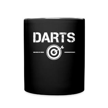 Darts - Tasse einfarbig - Schwarz - Vorne
