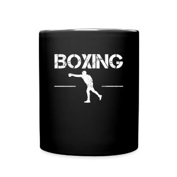 Boxen - Tasse einfarbig - Schwarz - Vorne