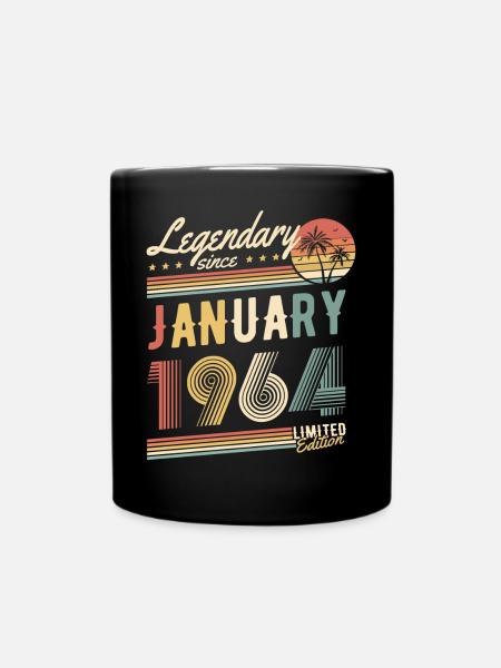 Legendary Since January 1964 Limited Edition - Tasse einfarbig - Schwarz
