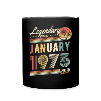 Legendary Since January 1973 Limited Edition - Tasse einfarbig - Schwarz - Vorne