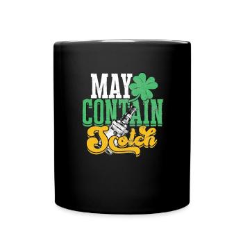 Buveur de whisky écossais irlandais Buvant de l’alcool - Mug uni - noir - Devant