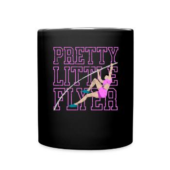 Saut à la perche Athlétisme Filles Saut à la perche - Mug uni - noir - Devant