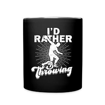 Discuss Litter Track and Field Shot - Full Colour Mug - black - Front