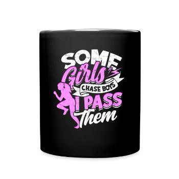 Leichtathletik -Mädchen Athelitcs Running Sport - Tasse einfarbig - Schwarz - Vorne