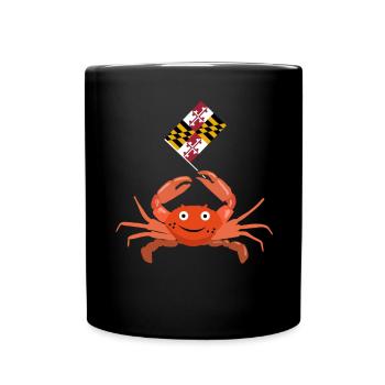 Krebs Geschenk Schrimp Krabbe Hummer Skorpion - Tasse einfarbig - Schwarz - Vorne