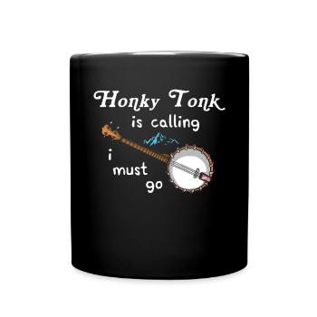 Banjo - Tasse einfarbig - Schwarz - Vorne