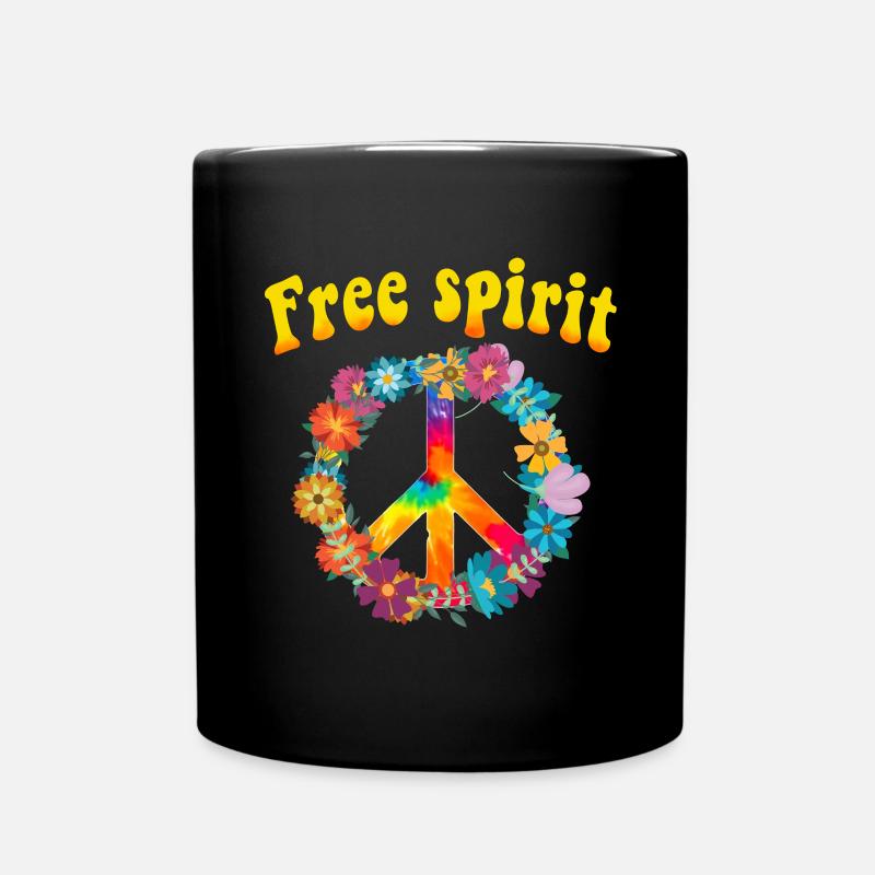 Hippie - Mug uni - noir