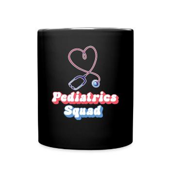 Kinder Krankenschwester Säugling Pädiatrie - Tasse einfarbig - Schwarz - Vorne