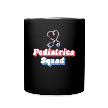Kinder Krankenschwester Säugling Pädiatrie - Tasse einfarbig - Schwarz - Vorne