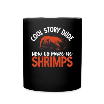 Shrimp Lover Gift - Full Colour Mug - black - Front