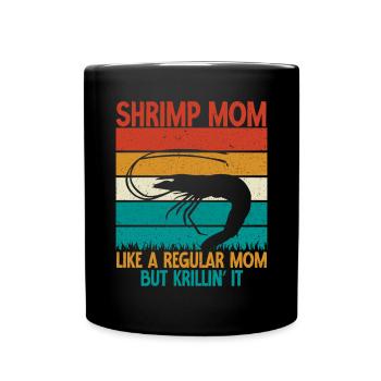 Shrimp Lover Gift - Full Colour Mug - black - Front