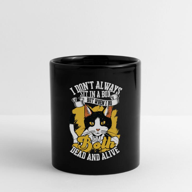 Schrodinger's Cat Box Alive Dead Quantum Physics Full Colour Mug