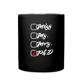 Doktorand Dr. Doctorant - Mug uni - noir - Devant