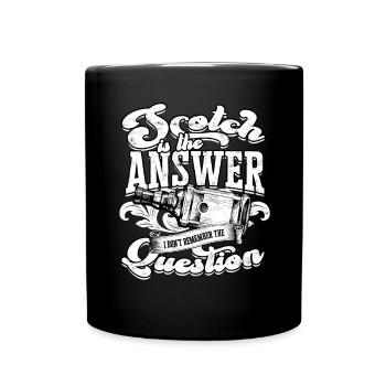 Irish Whisky Scotch Trinker Alkohol trinken - Tasse einfarbig - Schwarz - Vorne