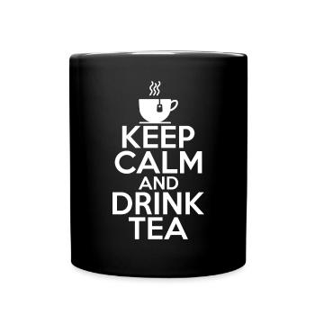 Teeliebhaber Geschenke - Tasse einfarbig - Schwarz - Vorne