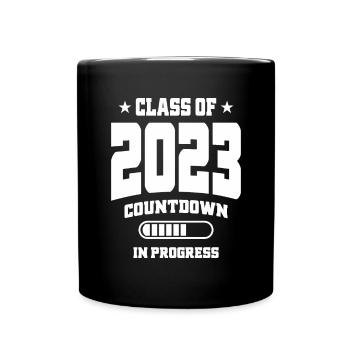 Class Of 2023 Graduation Countdown in Progress - Full Colour Mug - black - Front