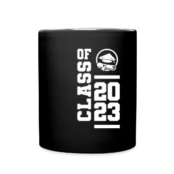 Class Of 2023 Graduation Senior - Full Colour Mug - black - Front