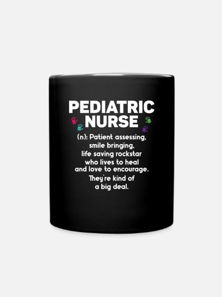 Paediatric Nurse - Full Colour Mug - black