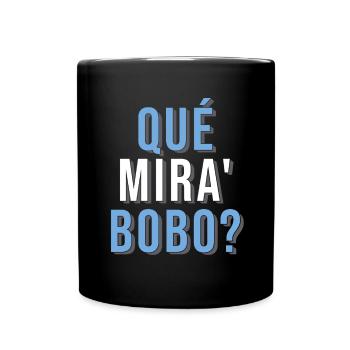 que mira bobo Argentine - Mug uni - noir - Devant