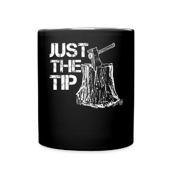 Axe Throwing Just The Tip Axe Whisperer Vintage - Full Colour Mug - black - Front